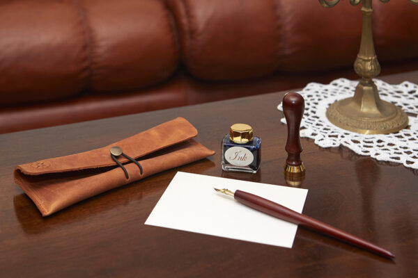 SARIN leather pencil case - Image 2