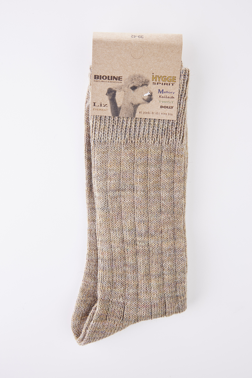 Mallory calze medie filato fino alpaca colori fibra base TERRA - immagine 11