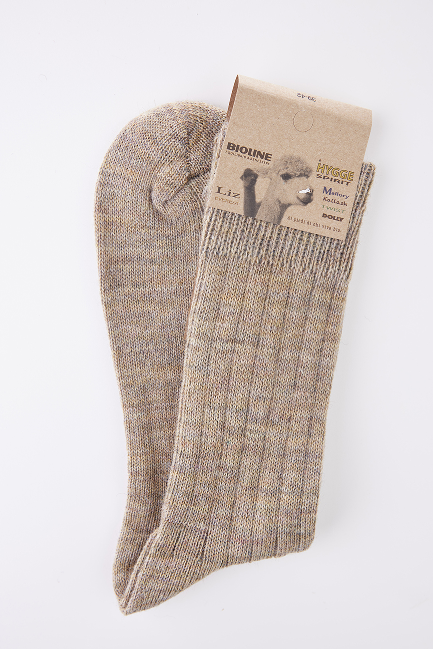 Mallory calze medie filato fino alpaca colori fibra base TERRA - immagine 12