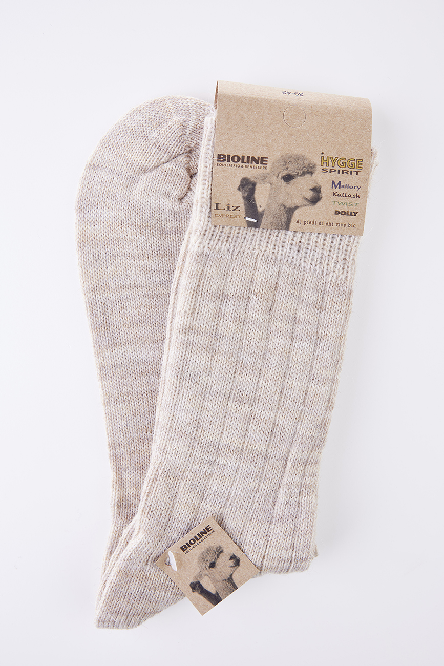 Mallory calze medie filato fino alpaca colori fibra base TERRA - immagine 14