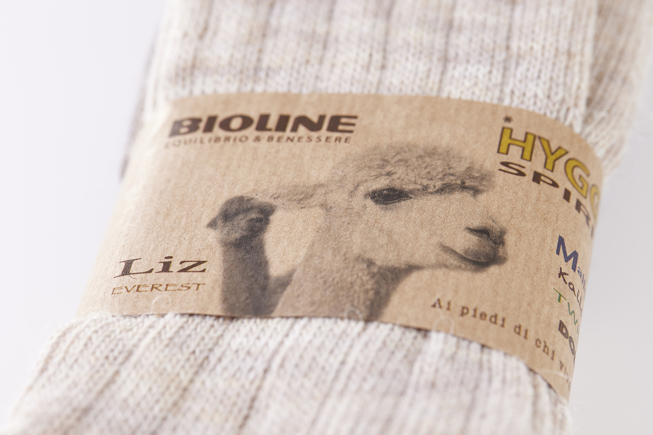 Mallory calze medie filato fino alpaca colori fibra base TERRA - immagine 3
