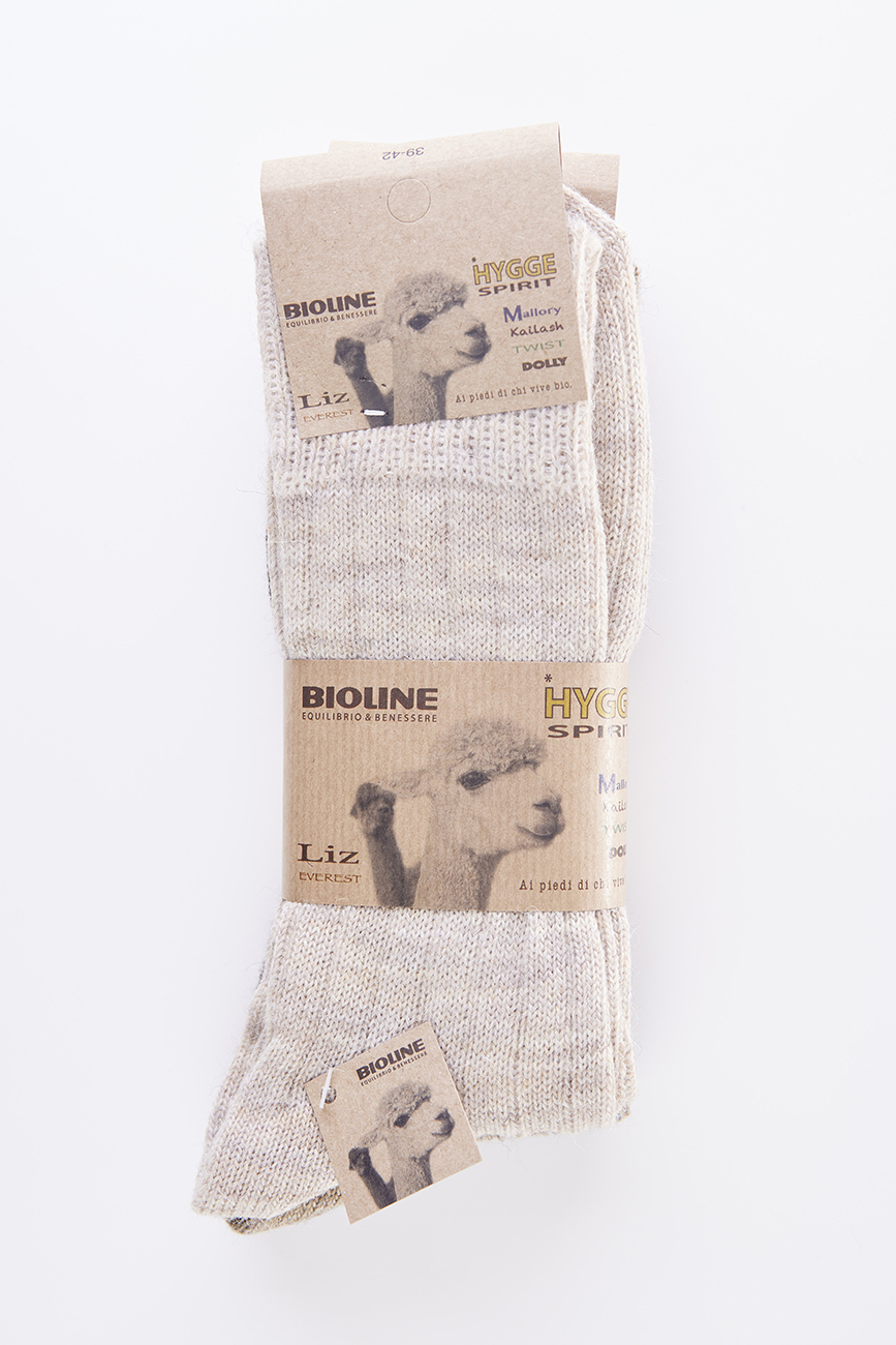 Mallory calze medie filato fino alpaca colori fibra base TERRA - immagine 8