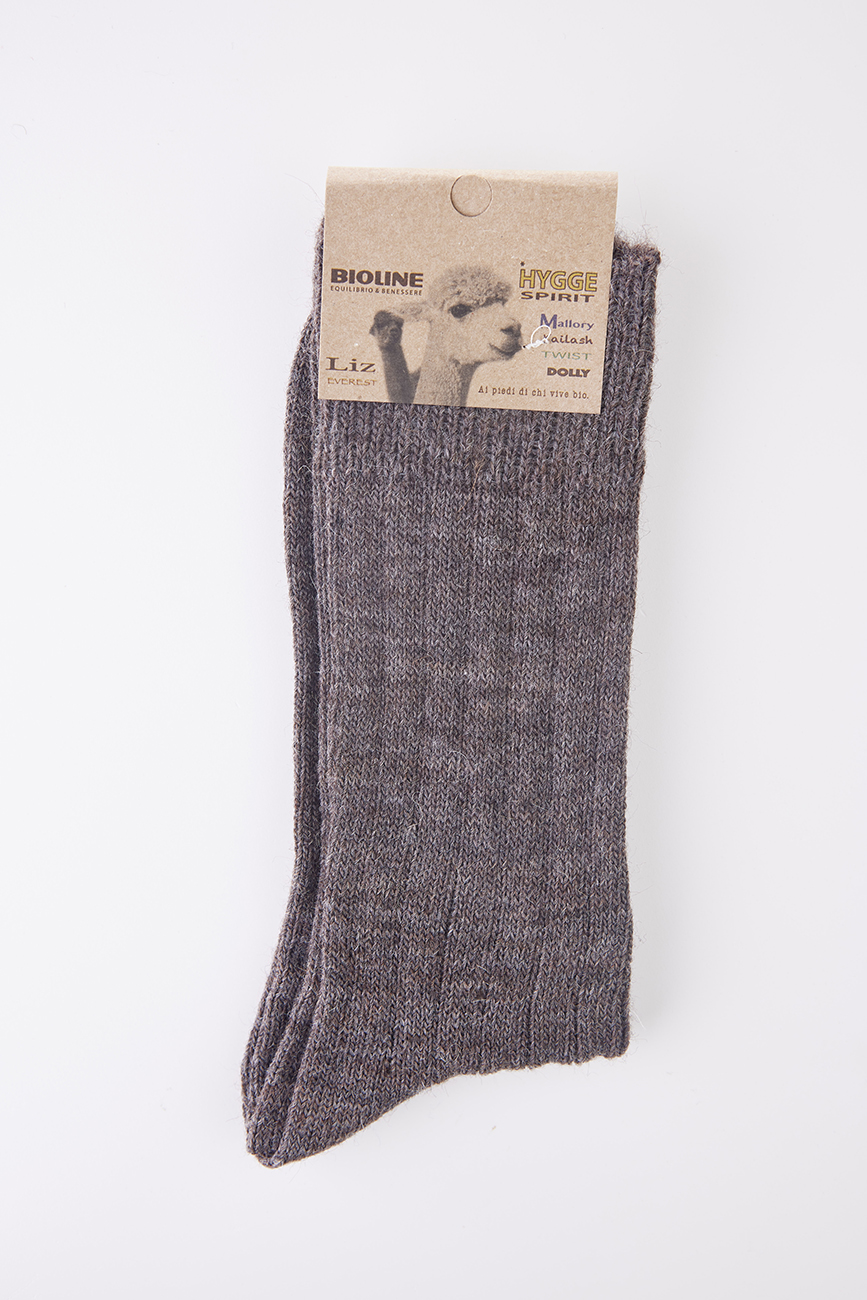 Mallory calze medie filato fino alpaca colori fibra base TERRA - immagine 9