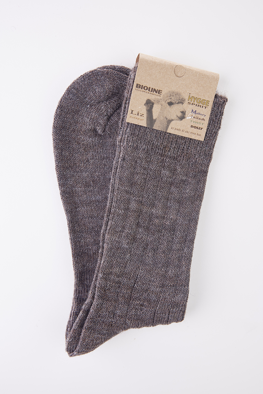Mallory calze medie filato fino alpaca colori fibra base TERRA - immagine 10