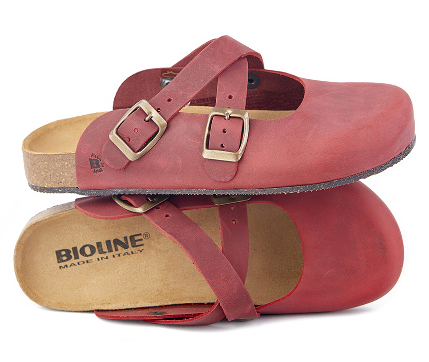 MEGAN Ingrassato Rosso Bioline Saty Produzione e vendita di calzature Made in Italy