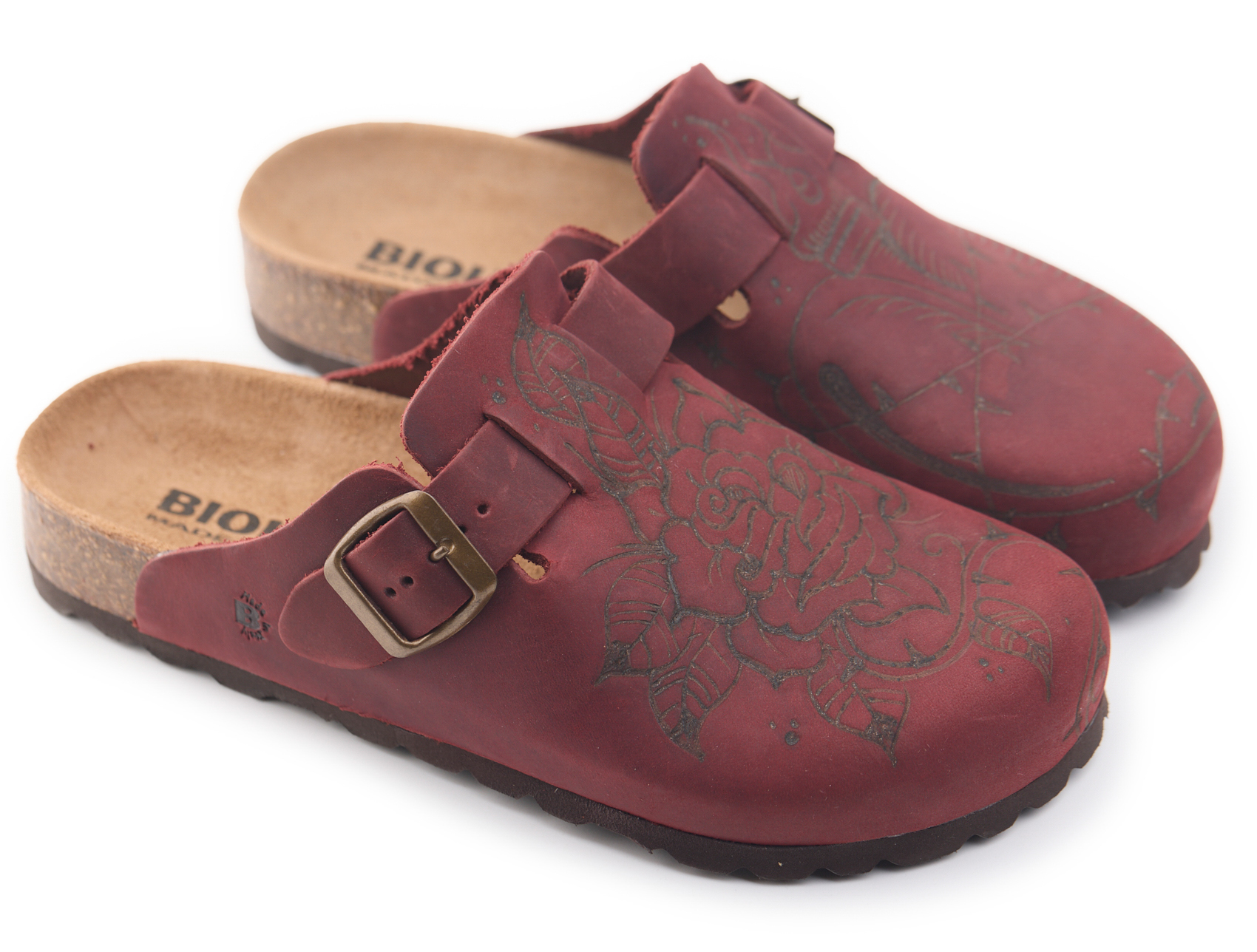 1900 Vino Pirografia Rosa e Cuore - immagine 4