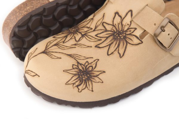 1900 Biscotto Pyrography Edelweisses - Image 8