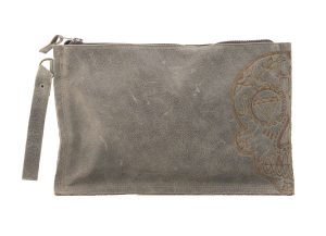 Pochette Wazi Gum Fumo Pirografia Teschio