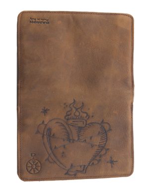 Dalim Gum Marrone Pirografia Cuore