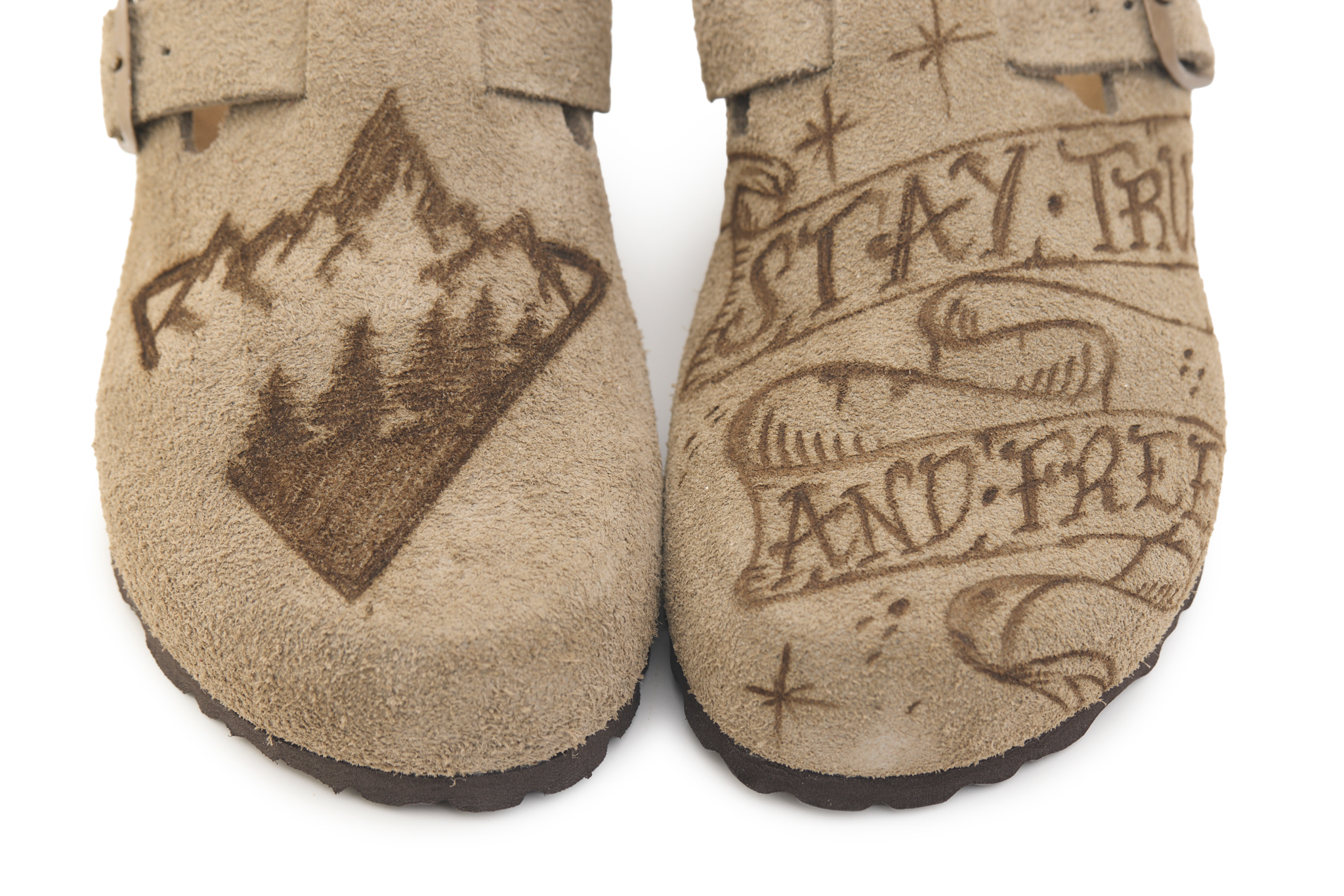 1900 Sand Pirografia Stay True And Free - immagine 8