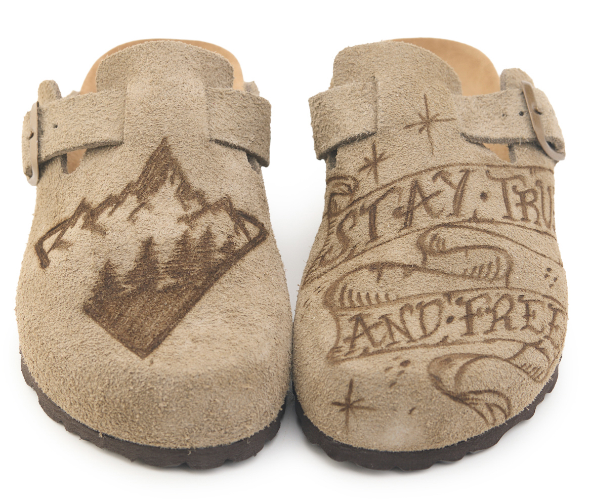 1900 Sand Pirografia Stay True And Free