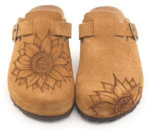 1900 Duna Pirografia Girasole