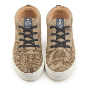 DRAKE BigSuede Sand Ruota Alata/Teschio